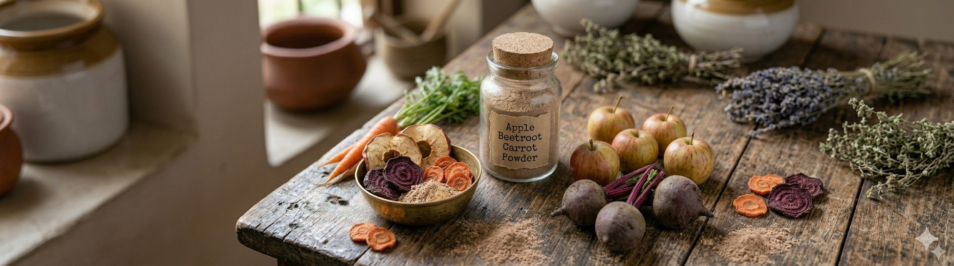 Apple Beetroot Carrot Powder